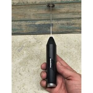 Bonsenkitchen Powerful Milk Frother for Coffee, Fast Handheld Drink Black‎